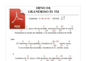 hino 4 Grandioso És Tu